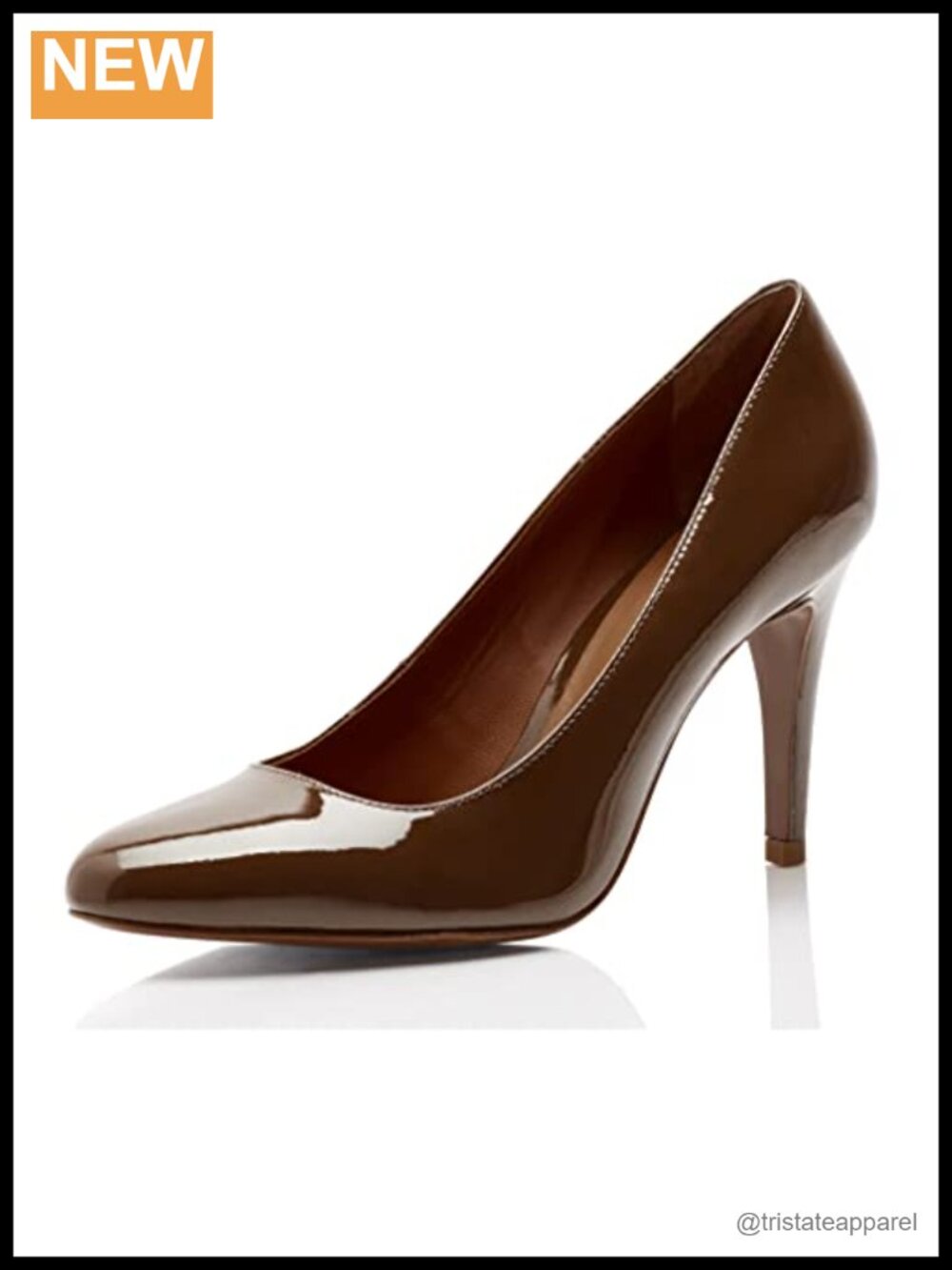 Rebecca Allen New Pump Leather Cushioned Insole Stiletto Heel Almond Toe